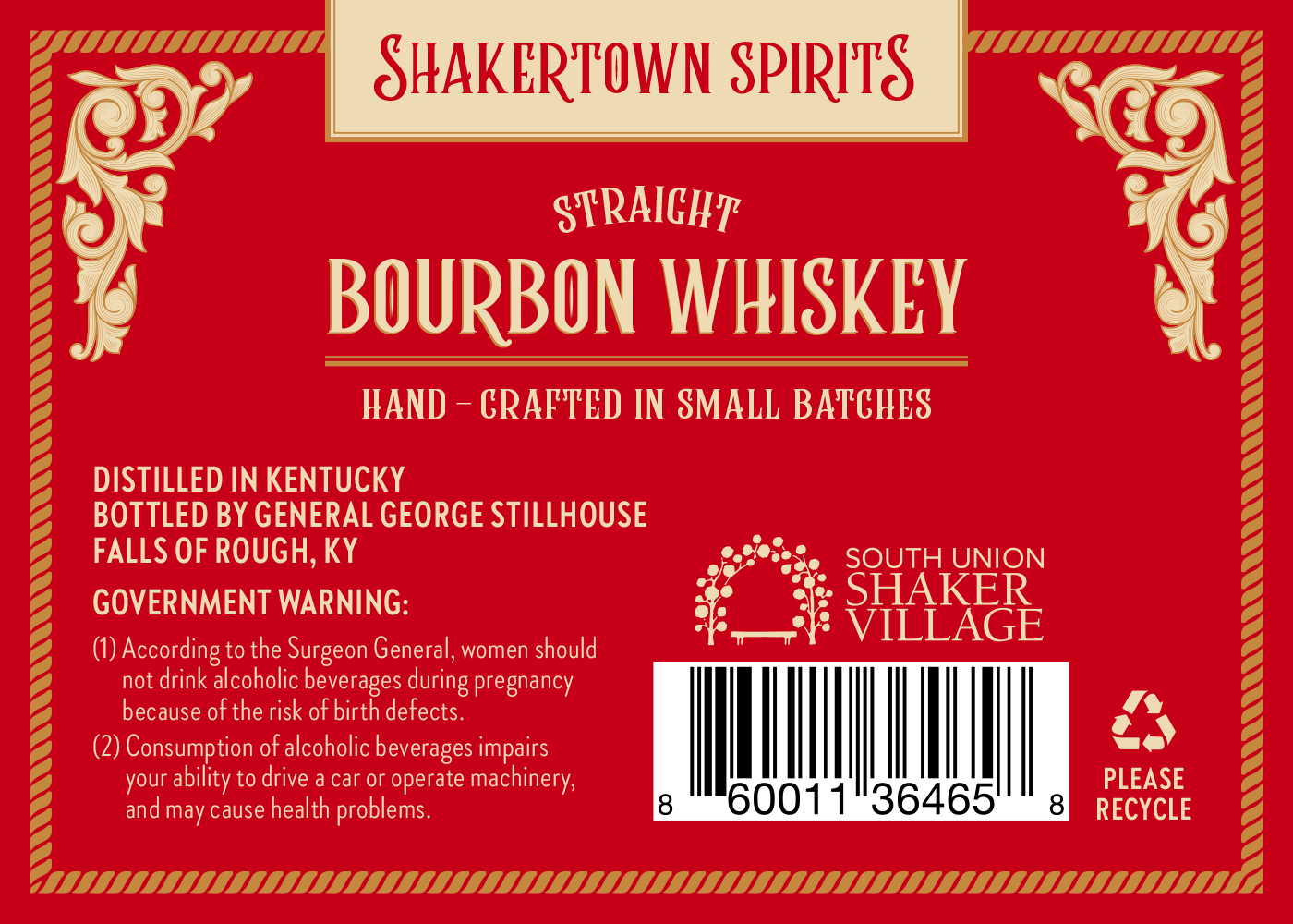 Shakertown Spirits Kentucky Straight Bourbon Whiskey